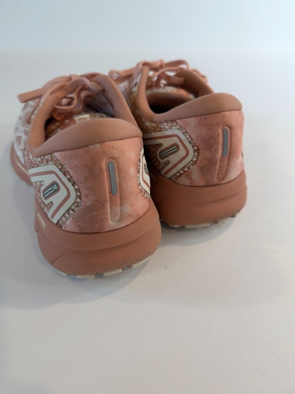 Brooks Women's Ghost 14 Brown Cloud White Coral Pink Running Shoe Size 6 - Picture 7 of 14